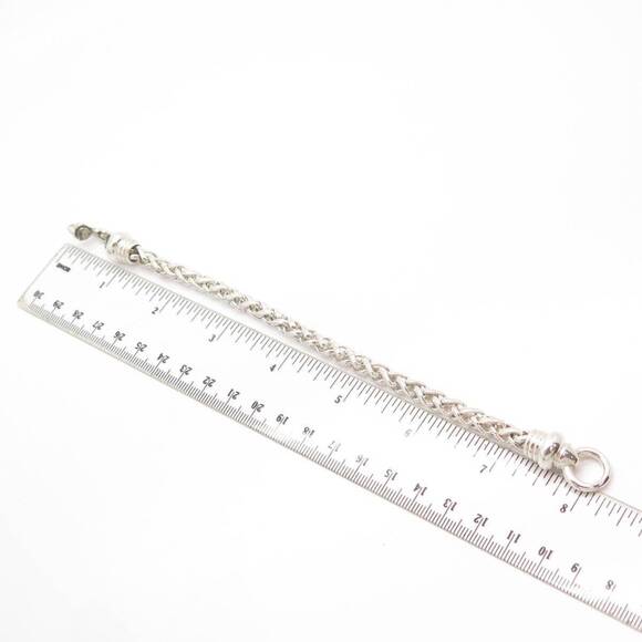 925 Sterling Silver Vintage ESPO Fancy Link Bracelet 7" - Picture 3 of 6